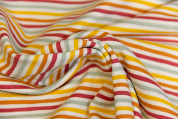Jersey mit Streifen, bunt, gestreift, 0,5 m